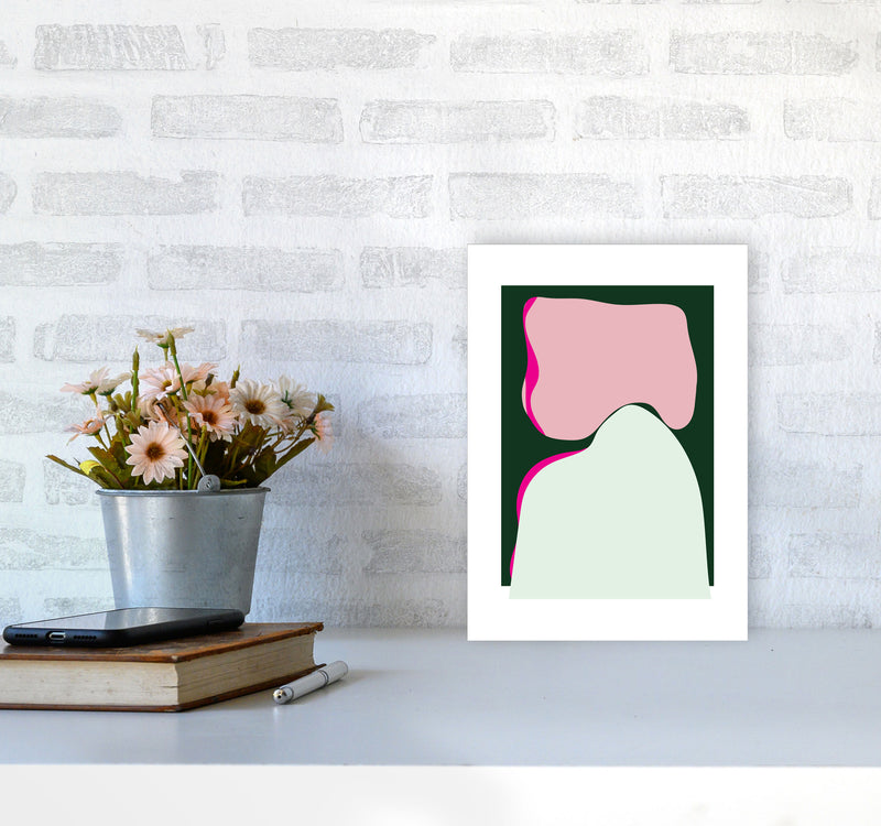 Abstract 2 Modern Contemporary Art Print by Nordic Creators A4 Black Frame