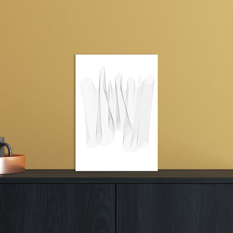 Sculpture II Abstract Art Print by Nordic Creators A4 Black Frame
