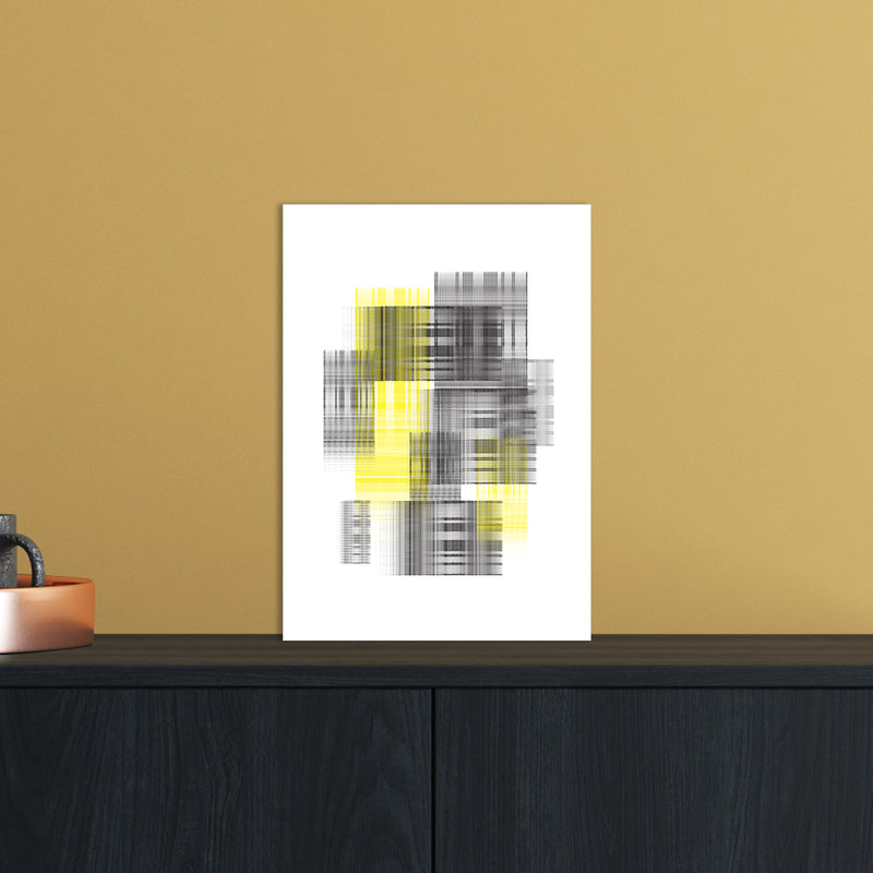 Splash 2 Abstract Art Print by Nordic Creators A4 Black Frame