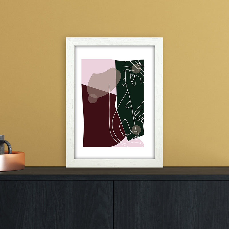 Modern Art I Abstract Art Print by Nordic Creators A4 Oak Frame
