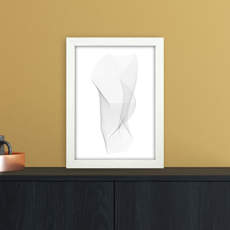 sculpture I Abstract Art Print by Nordic Creators A4 Oak Frame