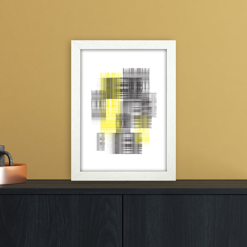 Splash 2 Abstract Art Print by Nordic Creators A4 Oak Frame