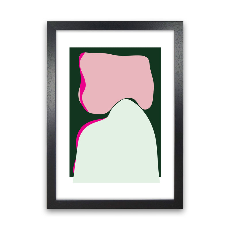 Abstract 2 Modern Contemporary Art Print by Nordic Creators Black Grain