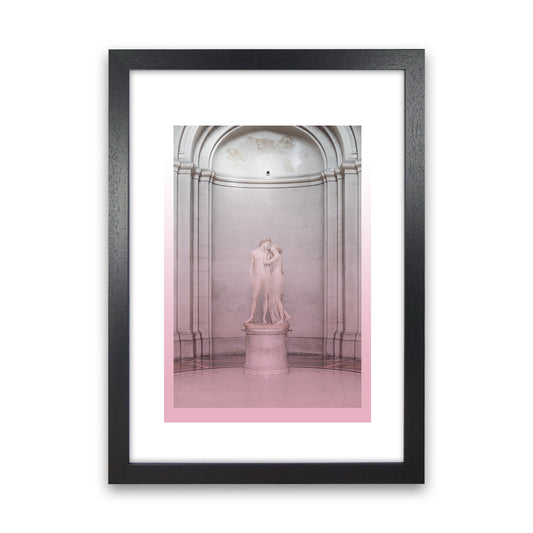 Adamus & Evalus Abstract Art Print by Nordic Creators Black Grain