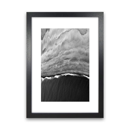 Black Ocean Abstract Art Print by Nordic Creators Black Grain