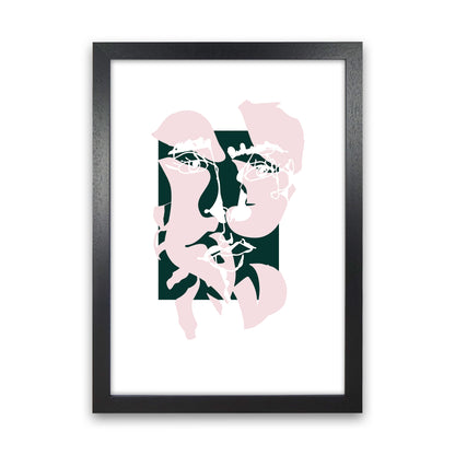 Modern Art II Abstract Art Print by Nordic Creators Black Grain