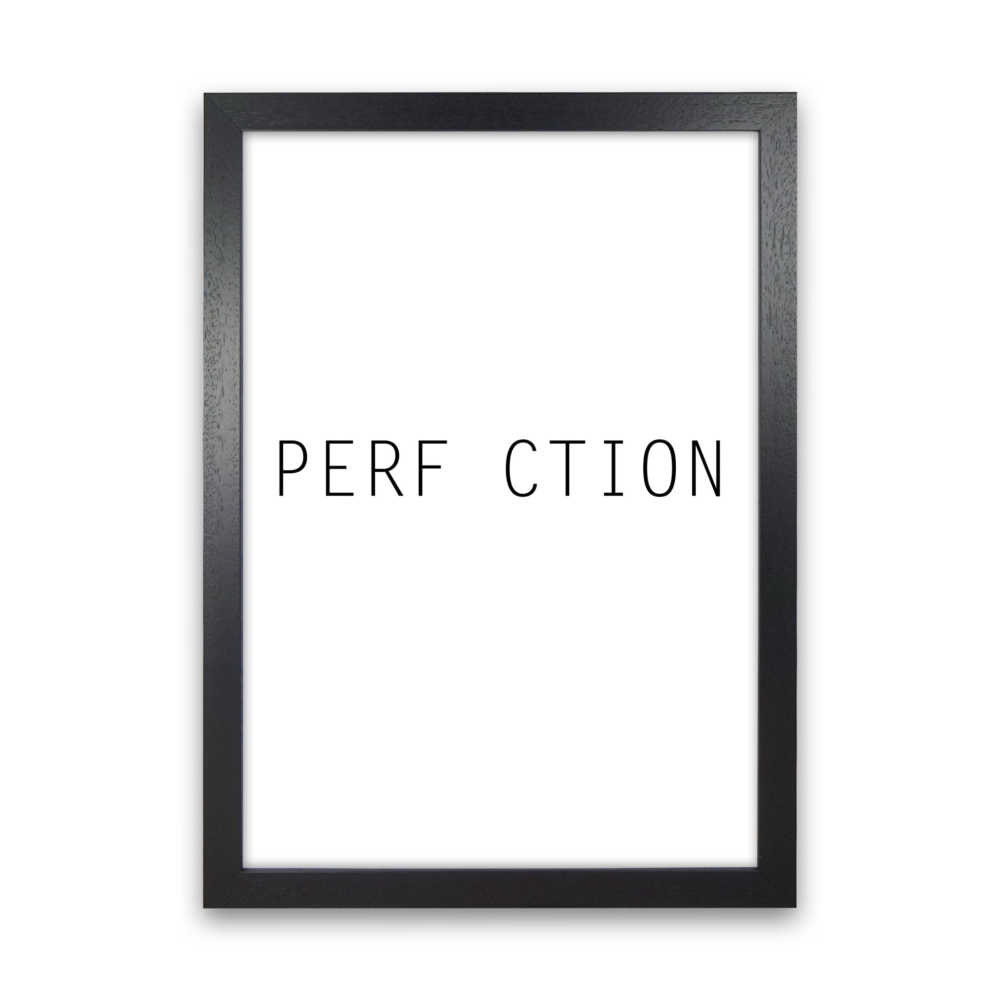 Perfection Abstract Art Print by Nordic Creators Black Grain