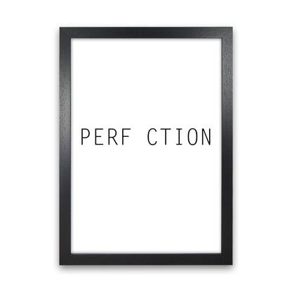 Perfection Abstract Art Print by Nordic Creators Black Grain