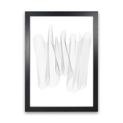 Sculpture II Abstract Art Print by Nordic Creators Black Grain