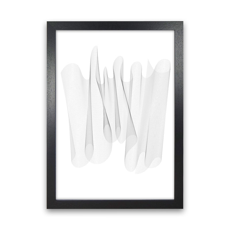 Sculpture II Abstract Art Print by Nordic Creators Black Grain