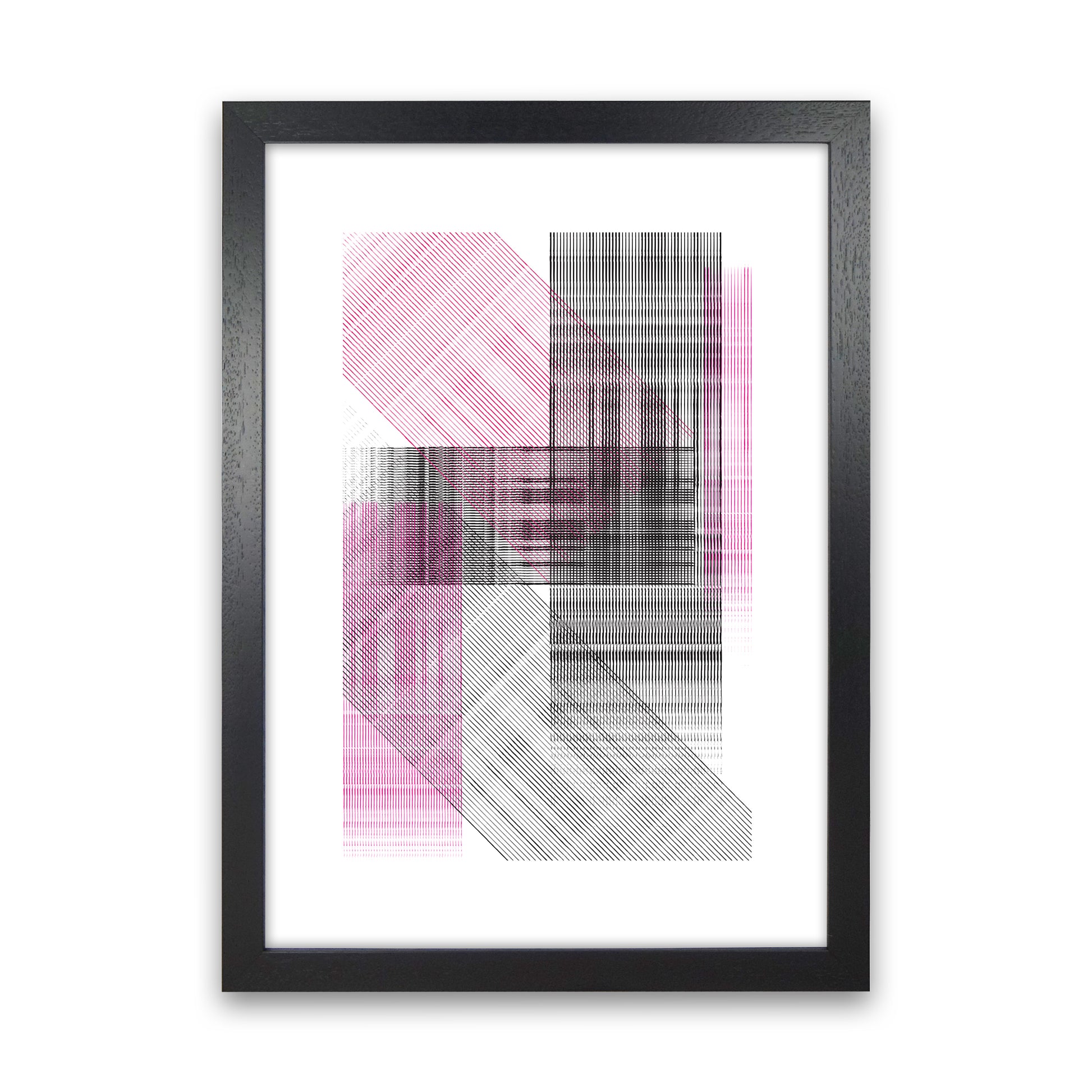 Splash 2 Abstract Art Print by Nordic Creators Black Grain