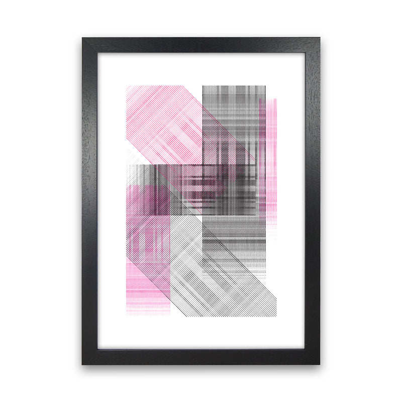 Splash 2 Abstract Art Print by Nordic Creators Black Grain