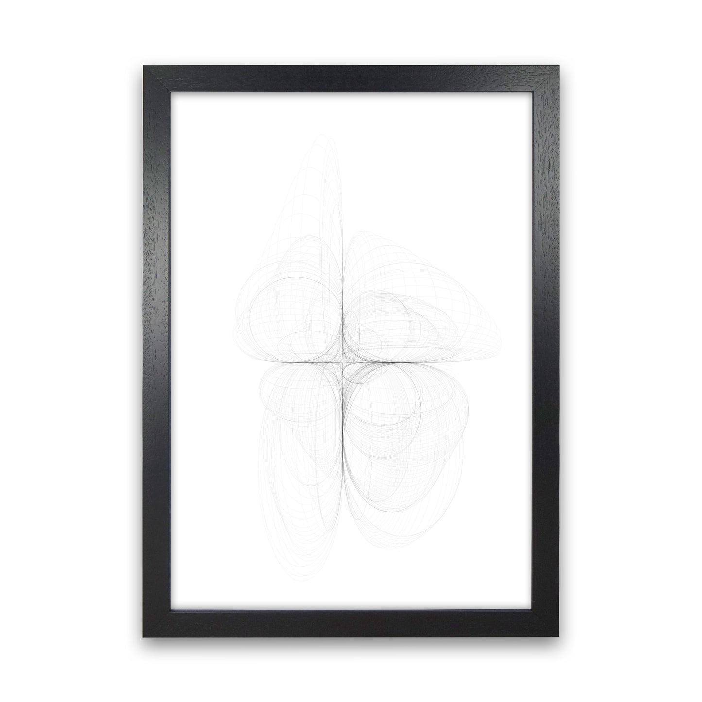 Tornadoes I Abstract Art Print by Nordic Creators Black Grain