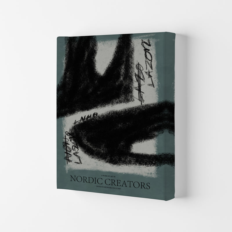 Ghost Abstract Art Print by Nordic Creators Canvas