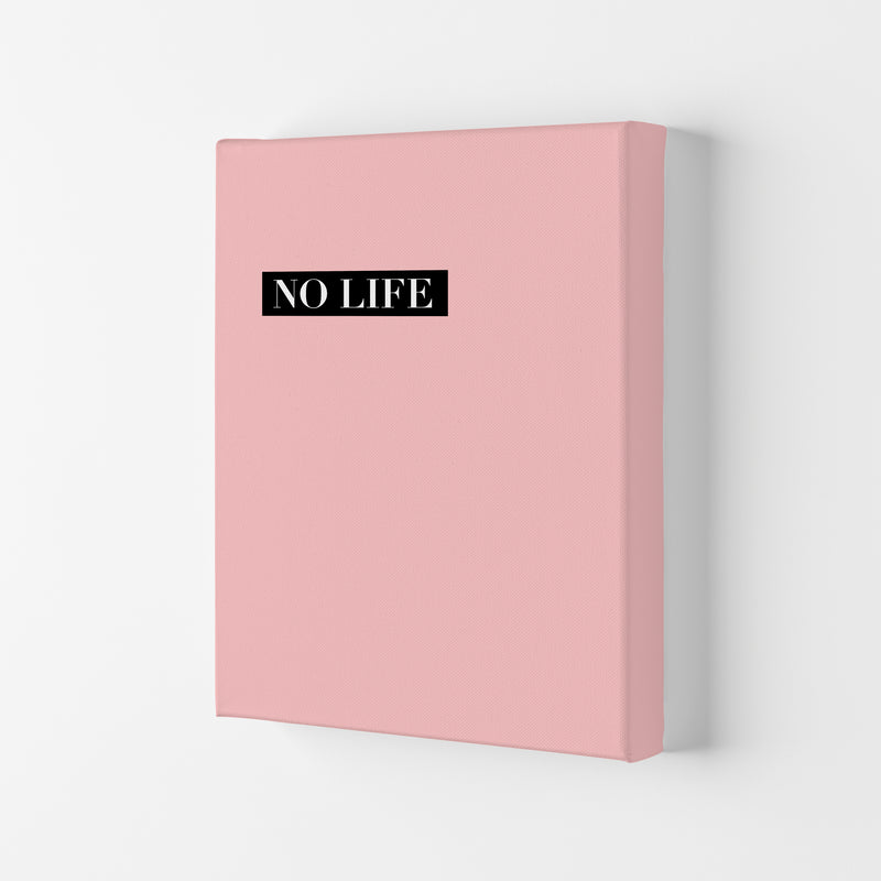 NO LIFE Abstract Art Print by Nordic Creators Canvas