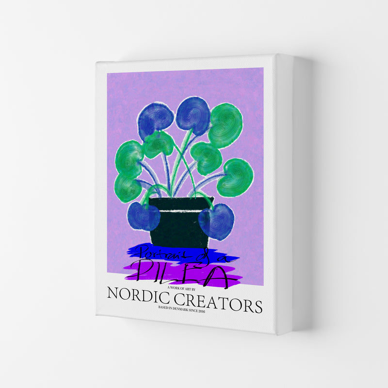 Portrait of a Pilea Abstract Art Print by Nordic Creators Canvas
