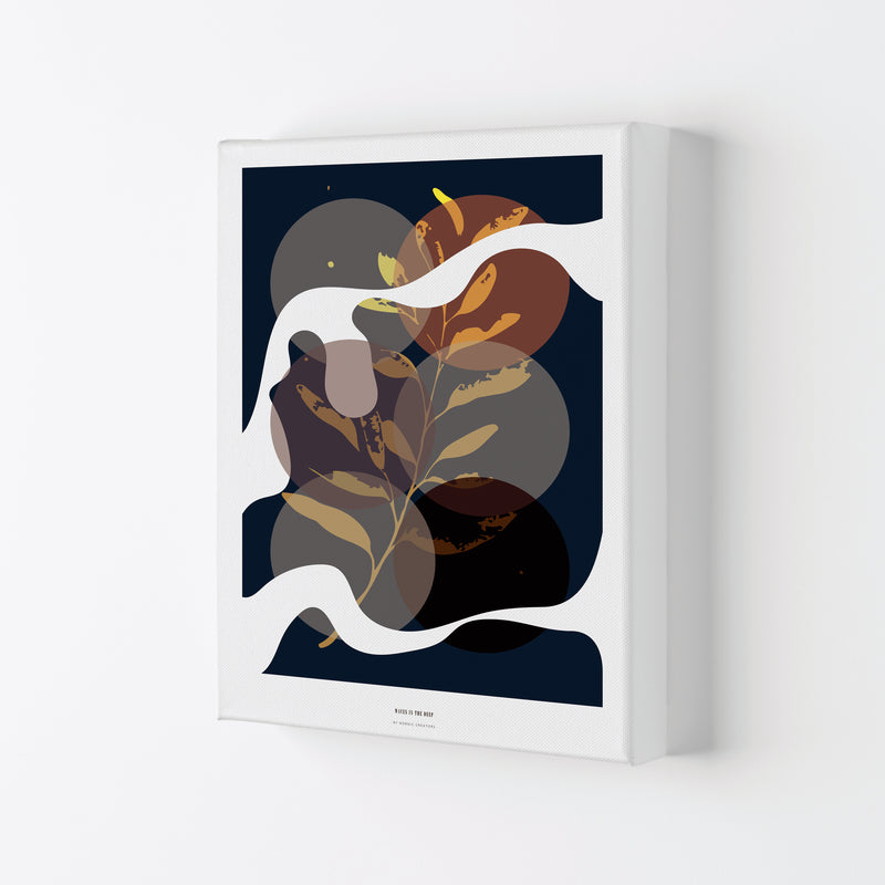 Waves Abstract Art Print by Nordic Creators Canvas