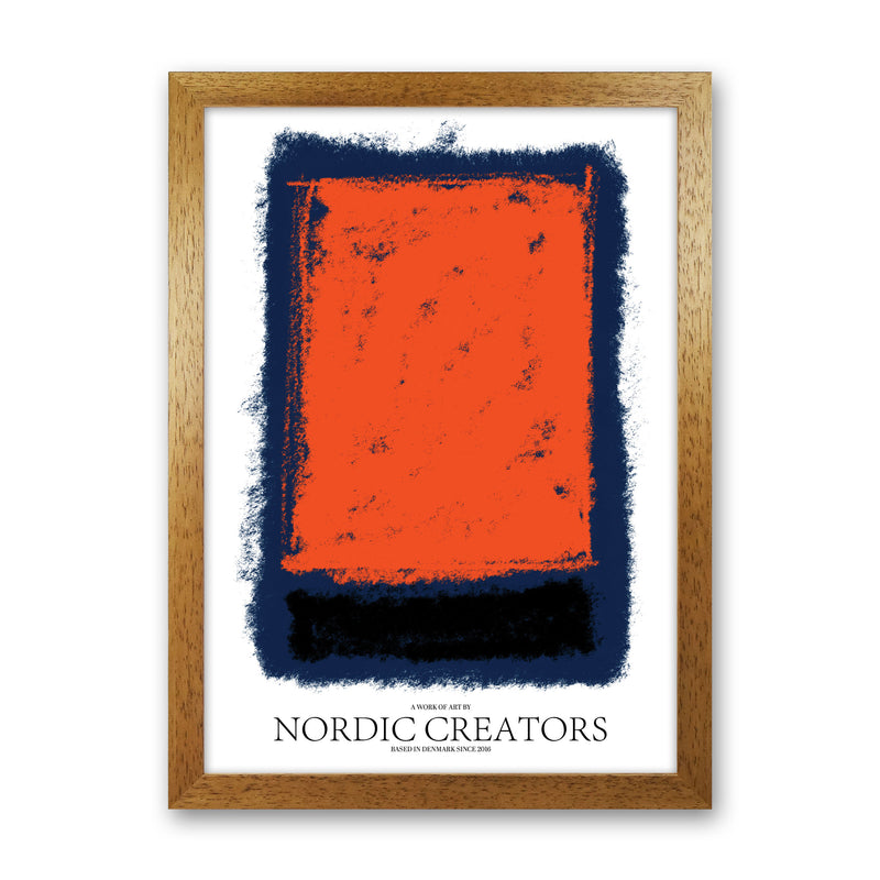 Abstract 4 Modern Contemporary Art Print by Nordic Creators Oak Grain