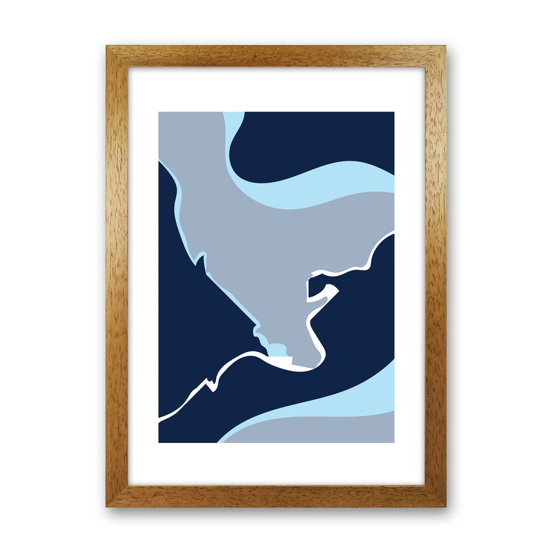 Abstract 3 Modern Contemporary Art Print by Nordic Creators Oak Grain