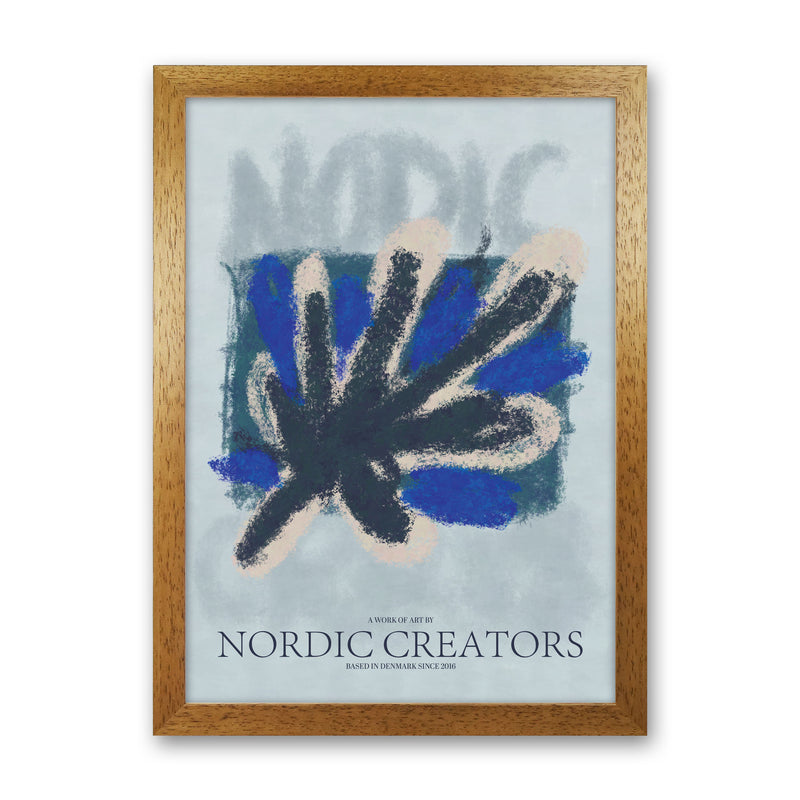 Abstract 5 Modern Contemporary Art Print by Nordic Creators Oak Grain
