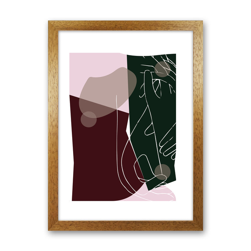 Modern Art I Abstract Art Print by Nordic Creators Oak Grain