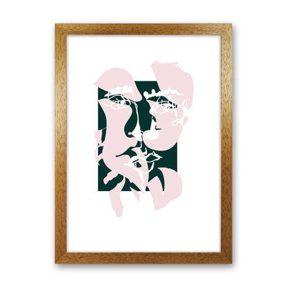 Modern Art II Abstract Art Print by Nordic Creators Oak Grain