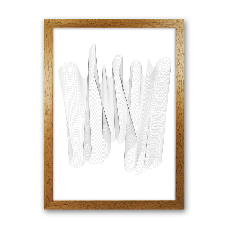 Sculpture II Abstract Art Print by Nordic Creators Oak Grain