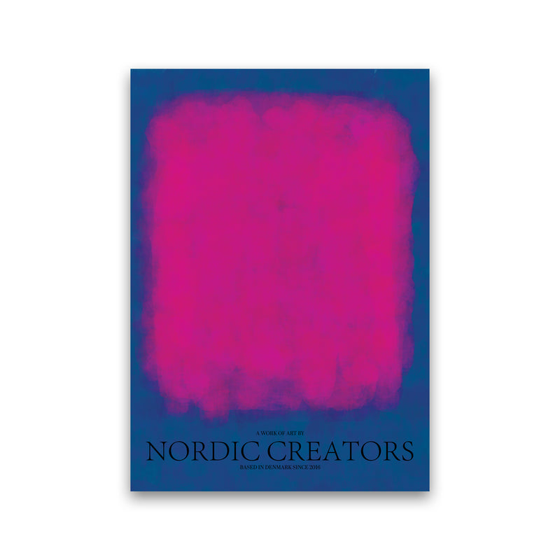 Color Block Abstract Art Print by Nordic Creators Print Only