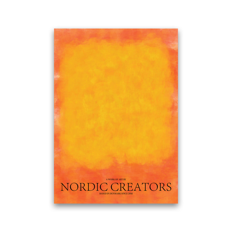 Color Block 2 Abstract Art Print by Nordic Creators Print Only