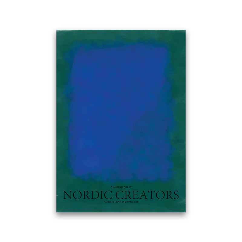 Color Block 3 Abstract Art Print by Nordic Creators Print Only