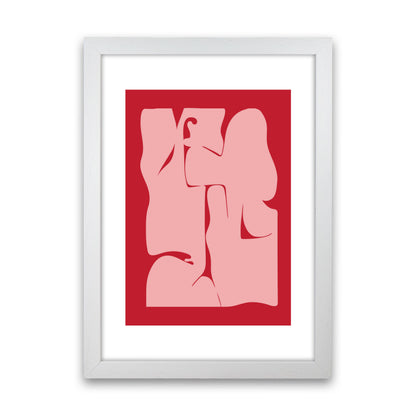 Abstract  Art Print by Nordic Creators White Grain