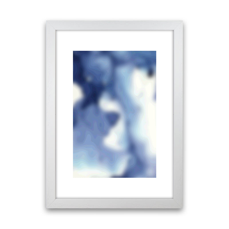 Imagination Abstract Art Print by Nordic Creators White Grain