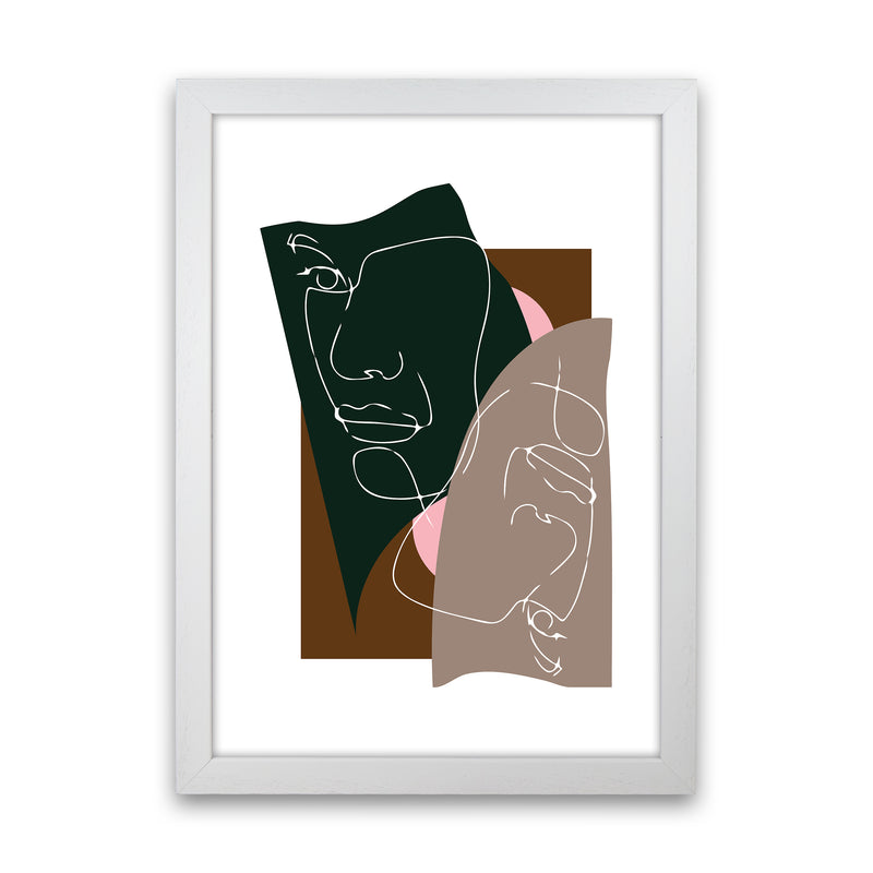 Modern Art III Abstract Art Print by Nordic Creators White Grain