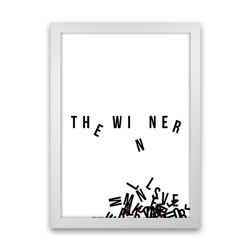 PJ-836-11 The winner Abstract Art Print by Nordic Creators White Grain