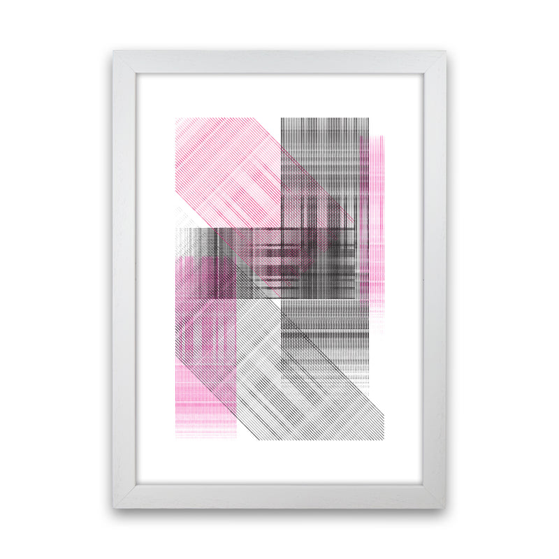 Splash 2 Abstract Art Print by Nordic Creators White Grain