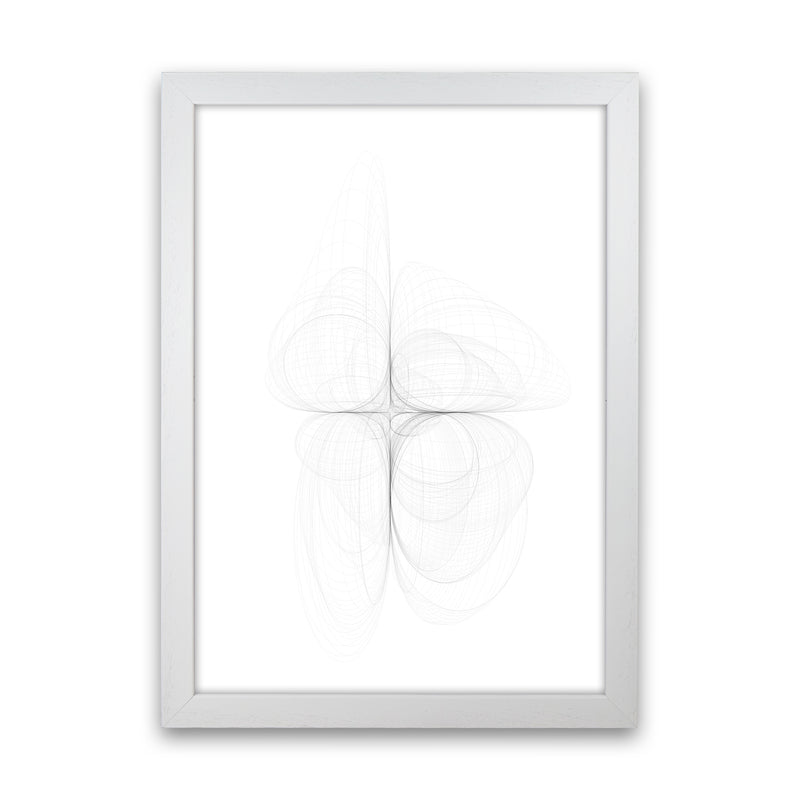 Tornadoes I Abstract Art Print by Nordic Creators White Grain