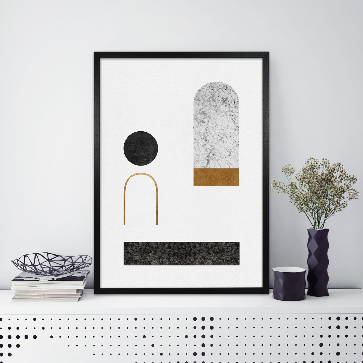 Abstract Geometric II Art Print by Orara Studio