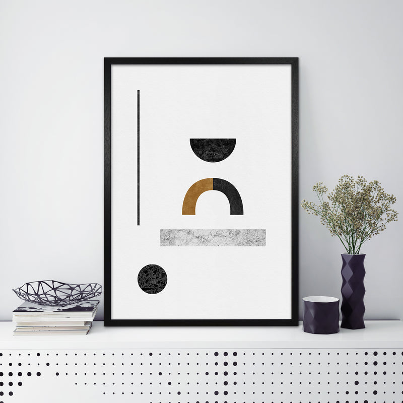 Abstract Geometric III Art Print by Orara Studio