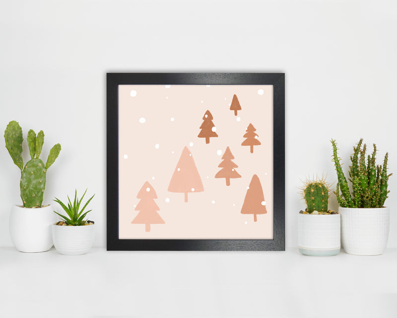 Pastel Winter Trees