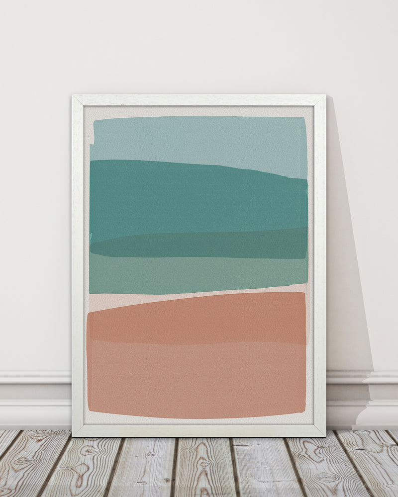 Modern Turquoise and Pink