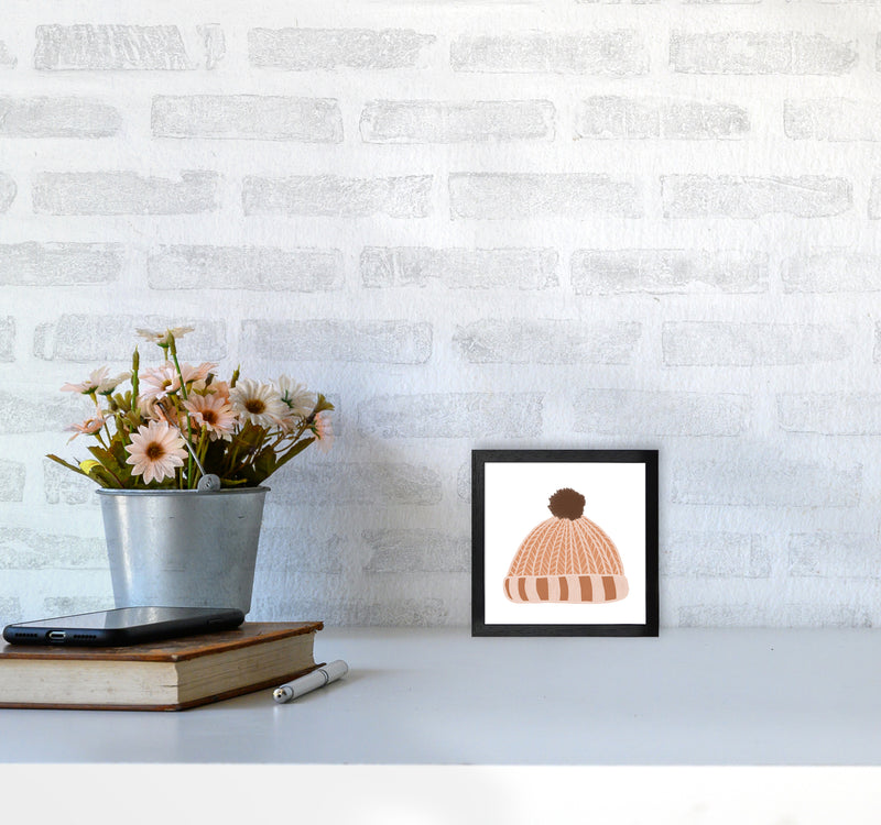 Wooly Hat Christmas Art Print by Orara Studio3030 White Frame