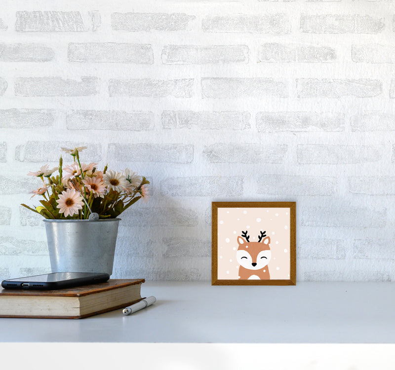 Snow & Deer Christmas Art Print by Orara Studio3030 Print Only
