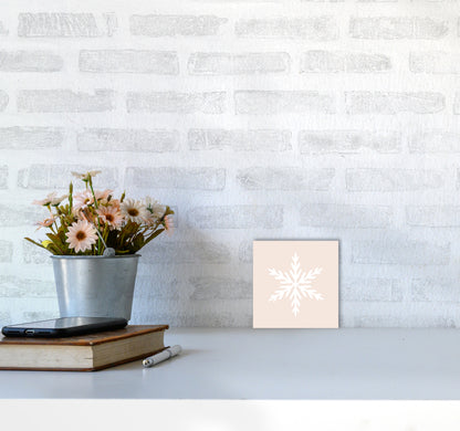 Snowflake Christmas Art Print by Orara Studio3030 Black Frame