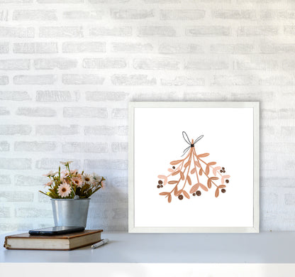 Mistletoe Christmas Art Print by Orara Studio5050 Oak Frame