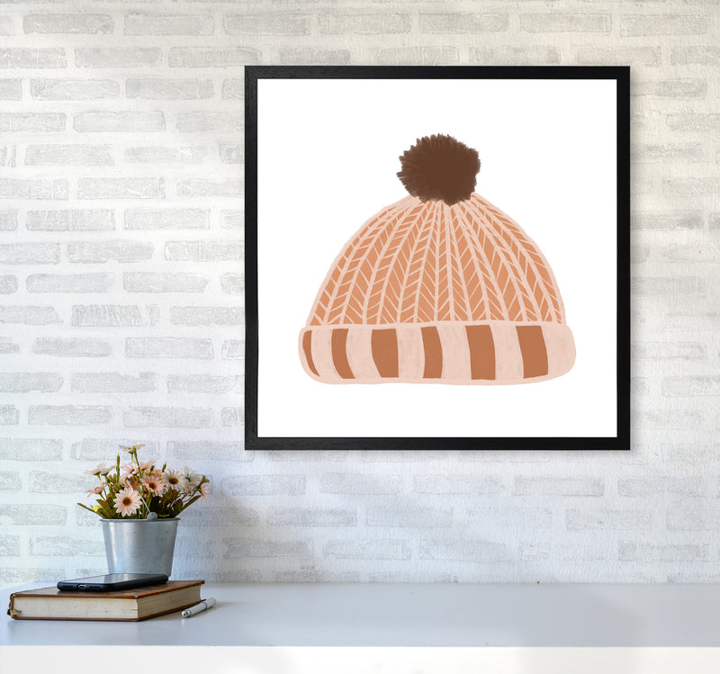 Wooly Hat Christmas Art Print by Orara Studio6060 White Frame