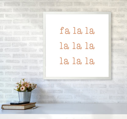 Fa La La Christmas Art Print by Orara Studio6060 Oak Frame