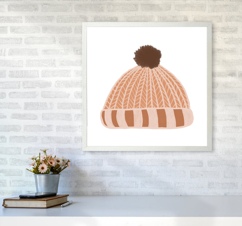Wooly Hat Christmas Art Print by Orara Studio6060 Oak Frame