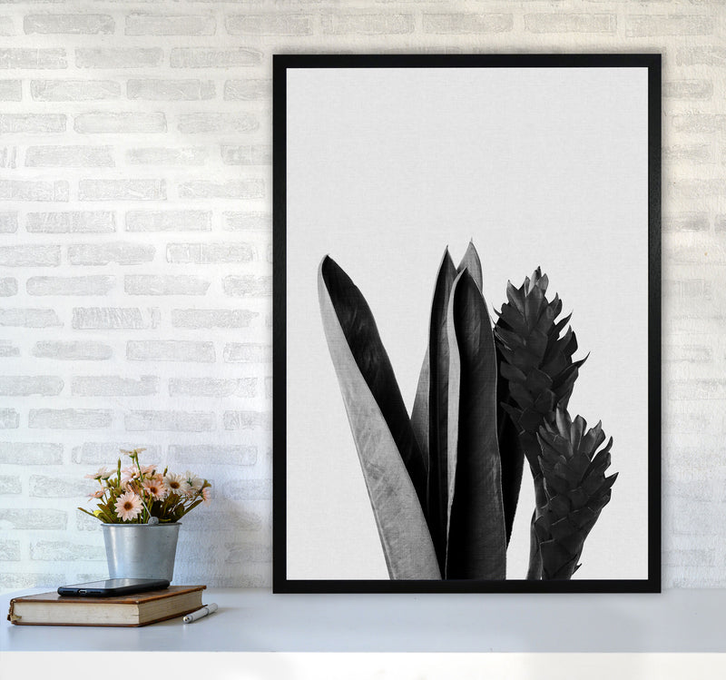 Flower Black & White Print By Orara Studio A1 White Frame
