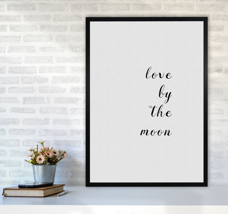 Love By The Moon Print By Orara Studio A1 White Frame
