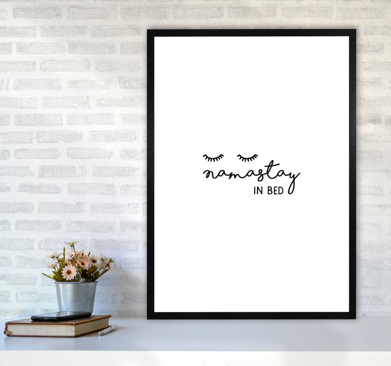 Namastay In Bed Bedroom Art Print By Orara Studio A1 White Frame